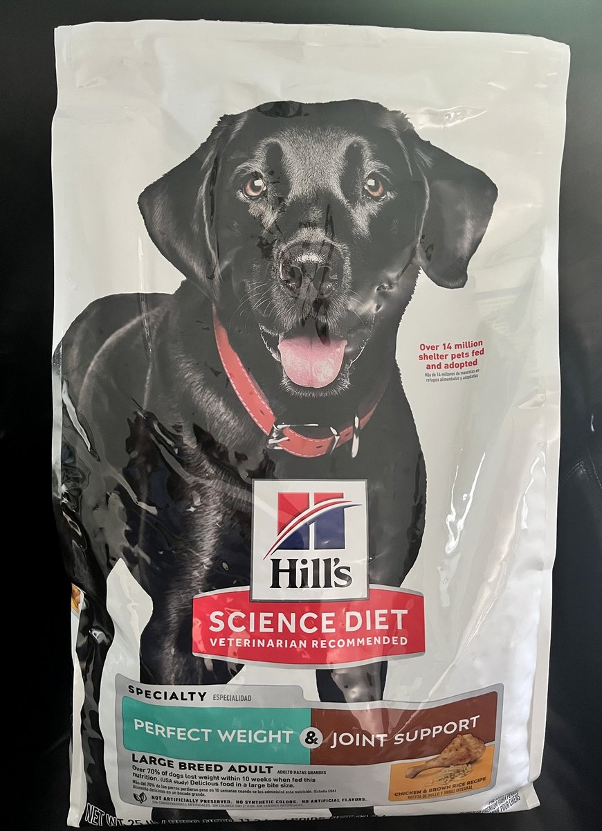Bag of Hill's Science Diet Perfect Weight and Joint Support, Large Breed Adult