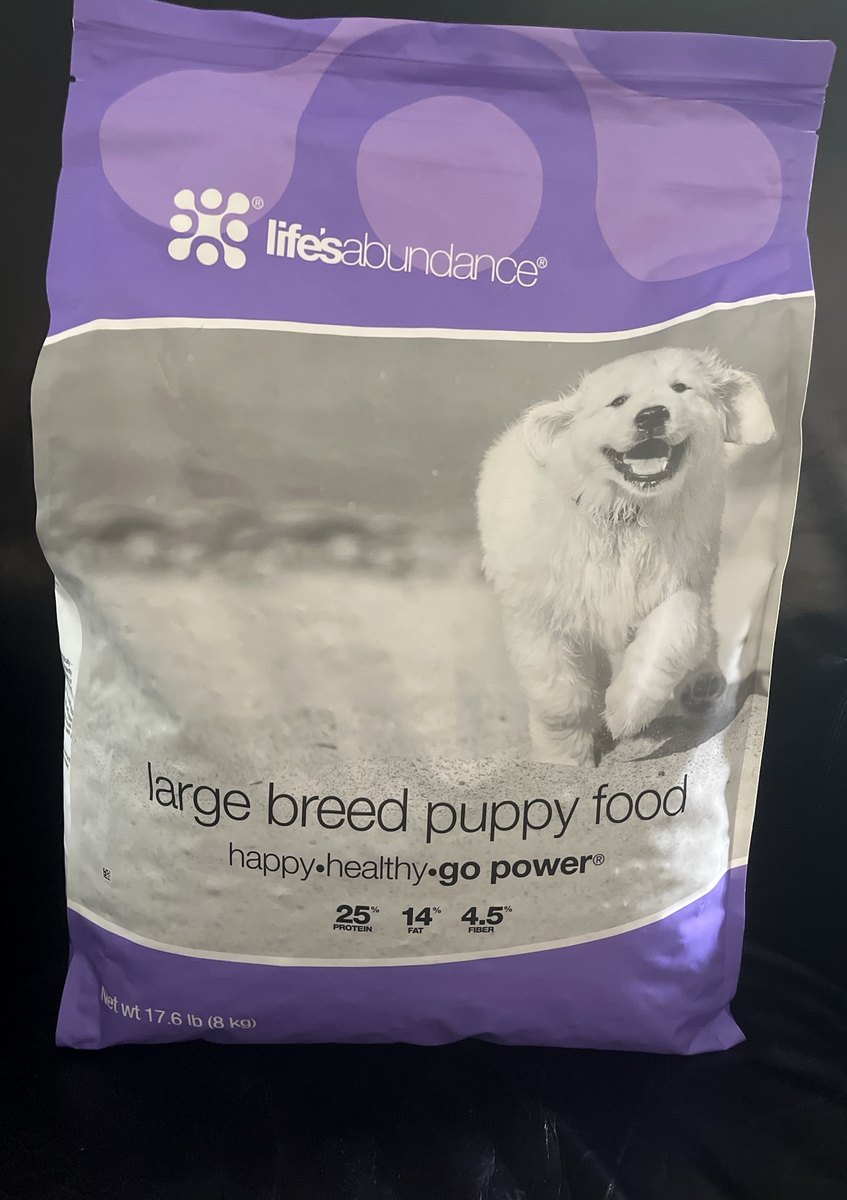 Bag of Life's Abundance Large Breed Puppy Food