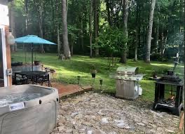 Hideaway patio